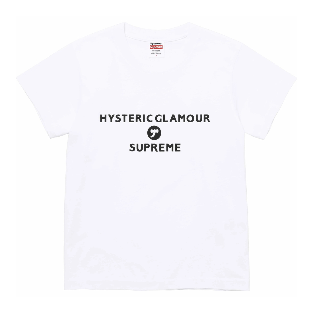 Supreme Supreme HYSTERIC GLAMOUR Baby Tee (FW24) - White - $58