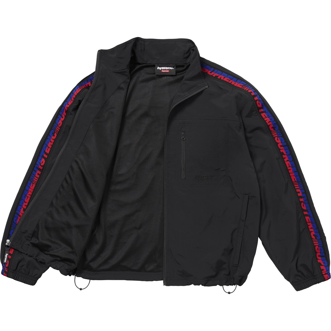 Supreme Supreme HYSTERIC GLAMOUR Track Jacket (FW24) - Black - $188