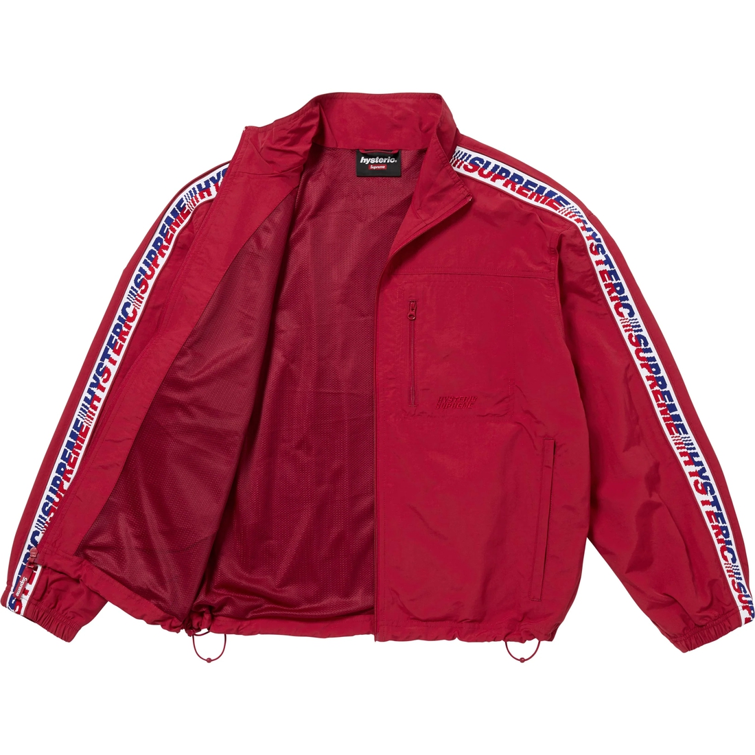 Supreme Supreme HYSTERIC GLAMOUR Track Jacket (FW24) - Red - $188