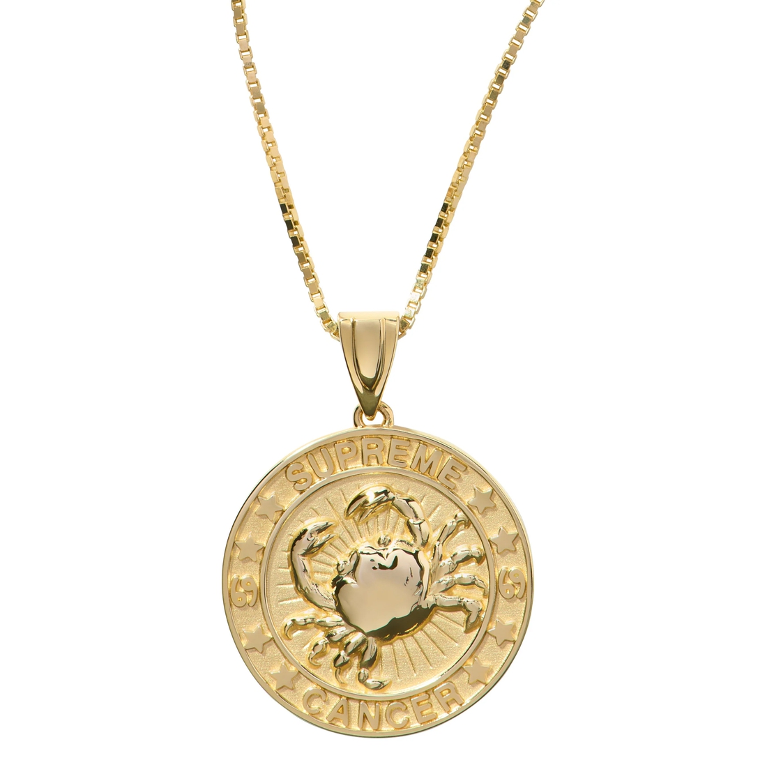 Supreme Supreme Jacob&Co 14K Gold Zodiac Pendant (FW24) - Gold - Cancer - $1498