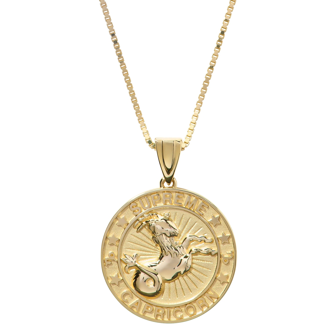 Supreme Supreme Jacob&Co 14K Gold Zodiac Pendant (FW24) - Gold - Capricorn - $1498