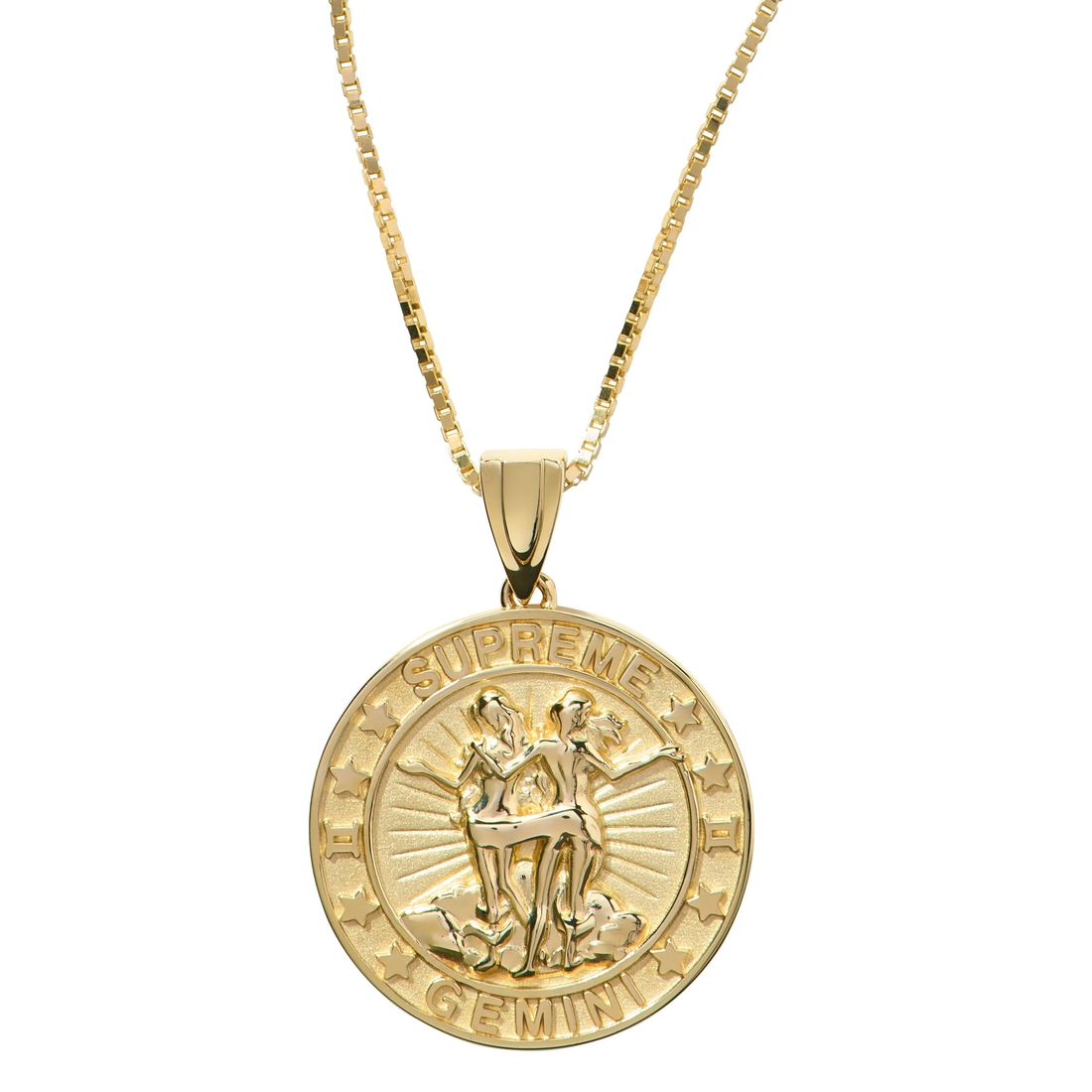 Supreme Supreme Jacob&Co 14K Gold Zodiac Pendant (FW24) - Gold - Gemini - $1498