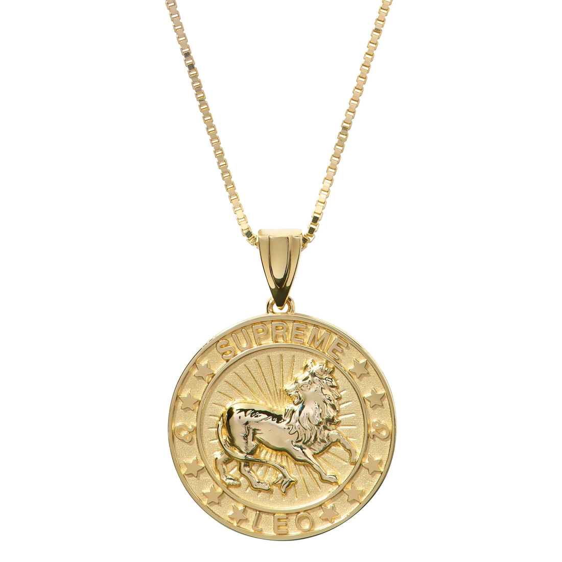 Supreme Supreme Jacob&Co 14K Gold Zodiac Pendant (FW24) - Gold - Leo - $1498