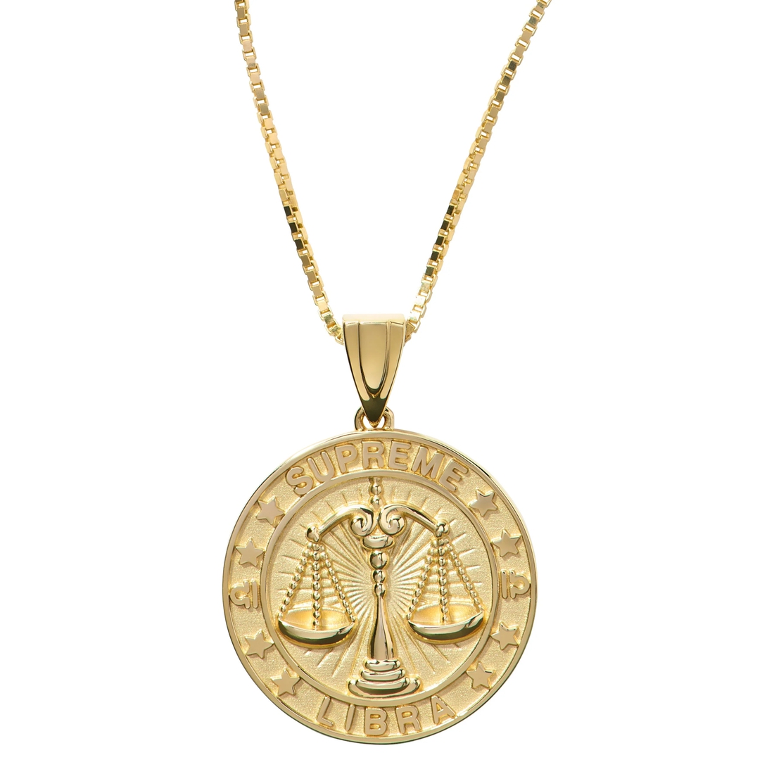 Supreme Supreme Jacob&Co 14K Gold Zodiac Pendant (FW24) - Gold - Libra - $1498