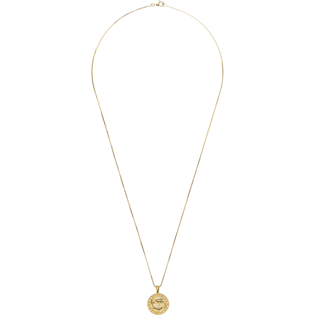 Supreme Supreme Jacob&Co 14K Gold Zodiac Pendant (FW24) - Gold - Pisces - $1498