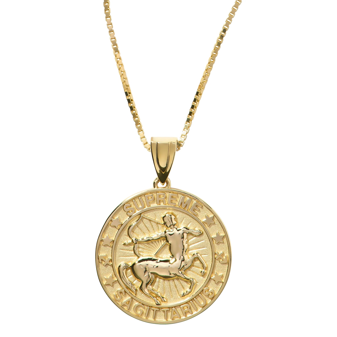 Supreme Supreme Jacob&Co 14K Gold Zodiac Pendant (FW24) - Gold - Sagittarius - $1498