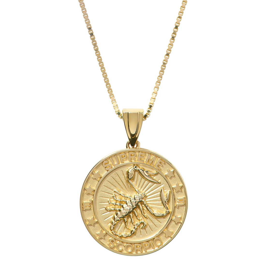 Supreme Supreme Jacob&Co 14K Gold Zodiac Pendant (FW24) - Gold - Scorpio - $1498