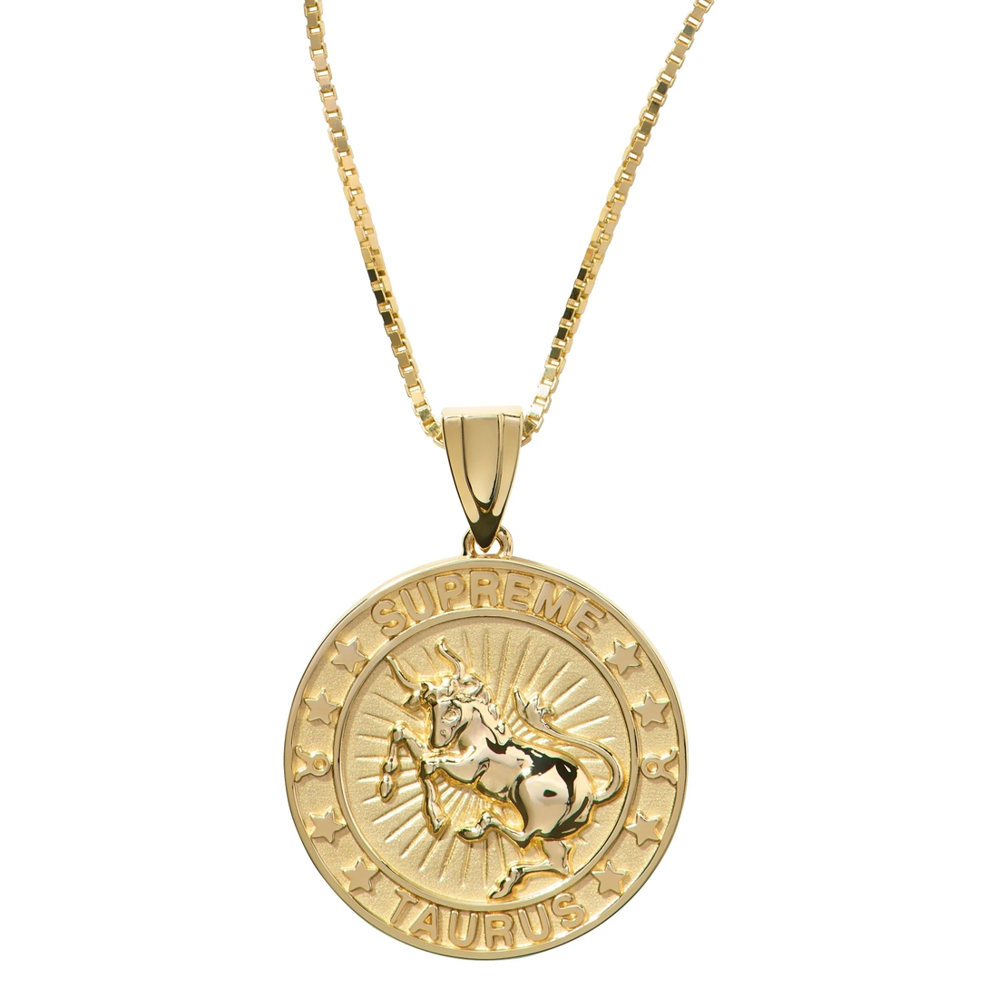 Supreme Supreme Jacob&Co 14K Gold Zodiac Pendant (FW24) - Gold - Taurus - $1498
