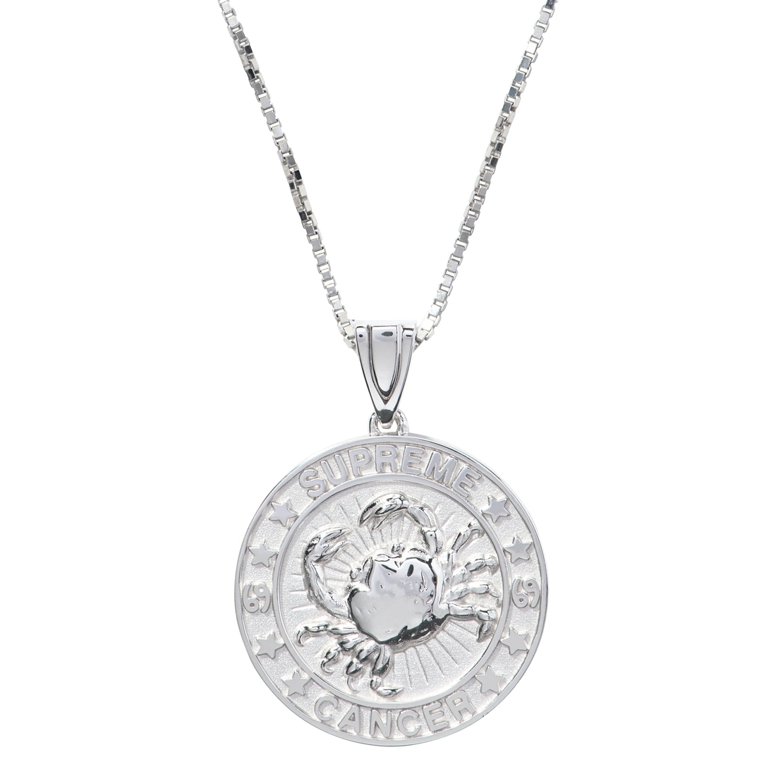 Supreme Supreme Jacob&Co Sterling Silver Zodiac Pendant (FW24) - Silver - Cancer - $598