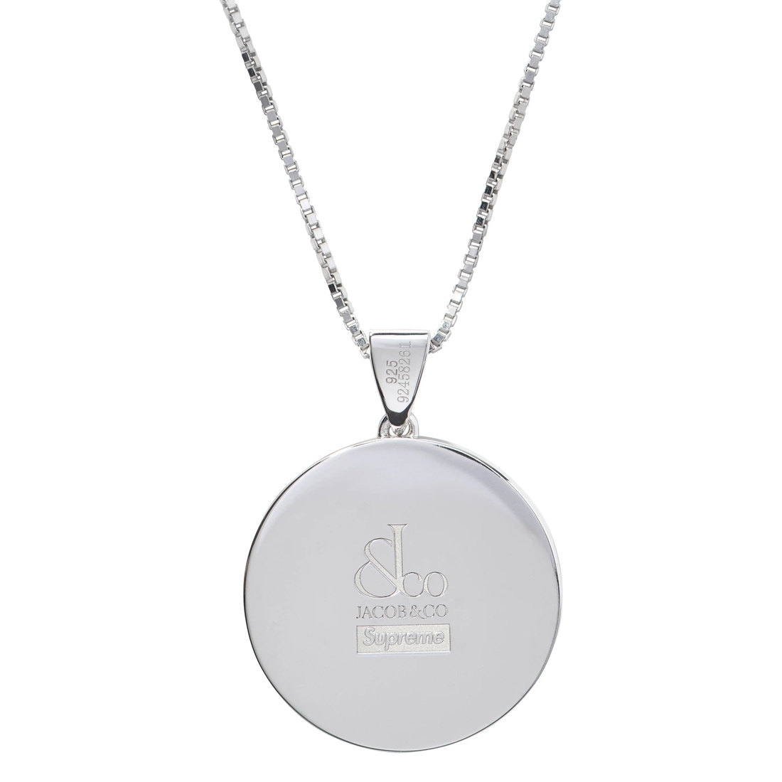 Supreme Supreme Jacob&Co Sterling Silver Zodiac Pendant (FW24) - Silver - Gemini - $598