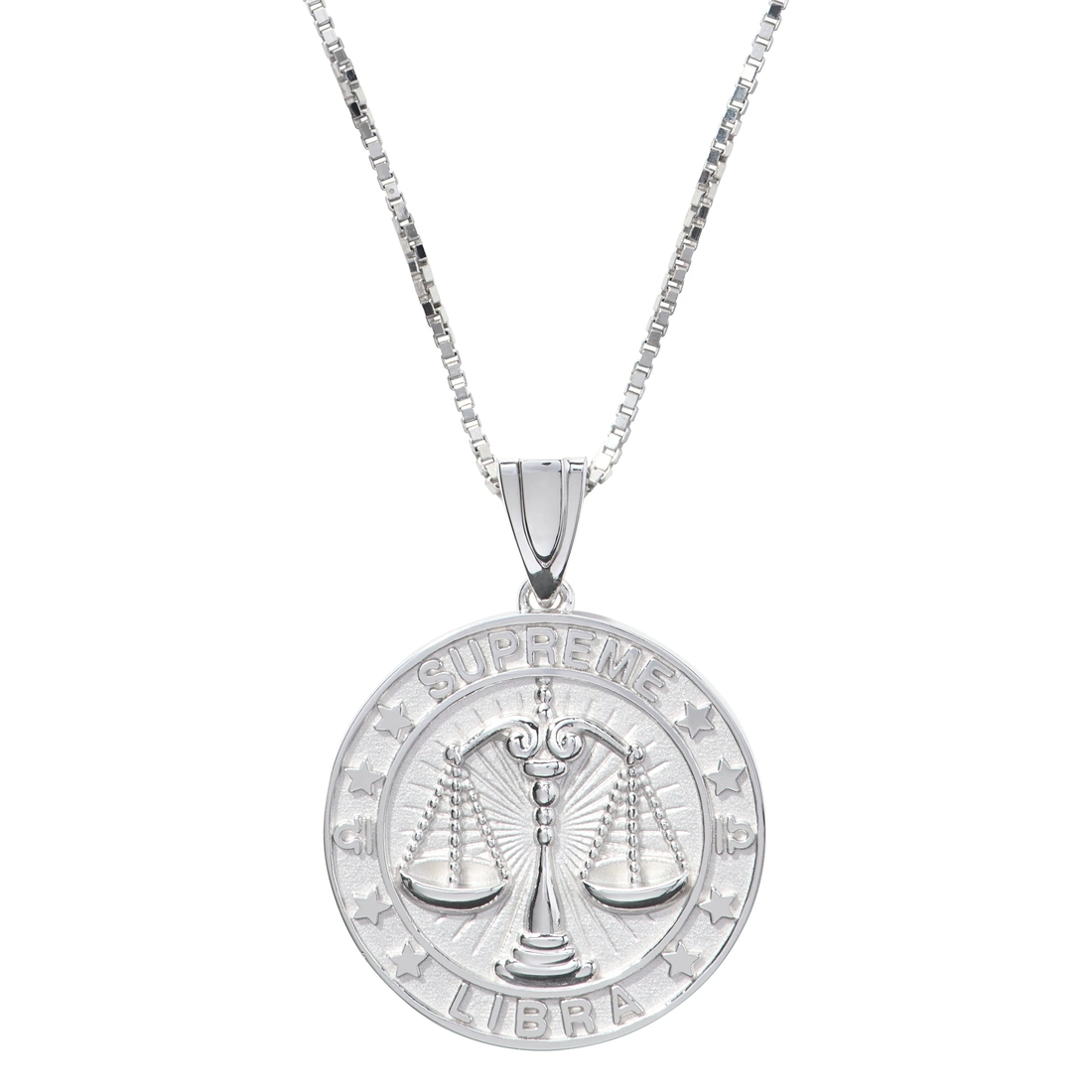 Supreme Supreme Jacob&Co Sterling Silver Zodiac Pendant (FW24) - Silver - Libra - $598