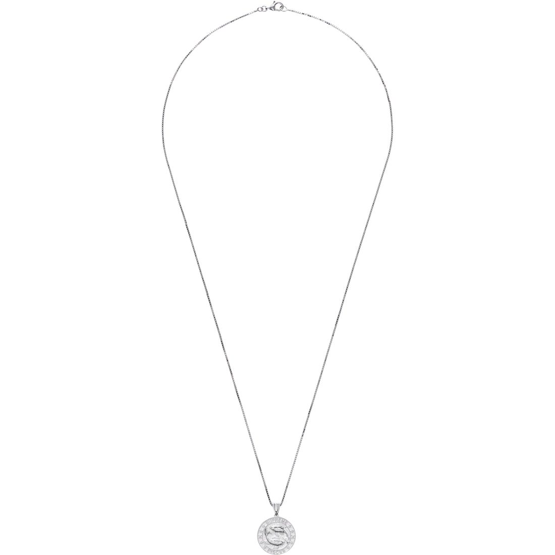 Supreme Supreme Jacob&Co Sterling Silver Zodiac Pendant (FW24) - Silver - Pisces - $598