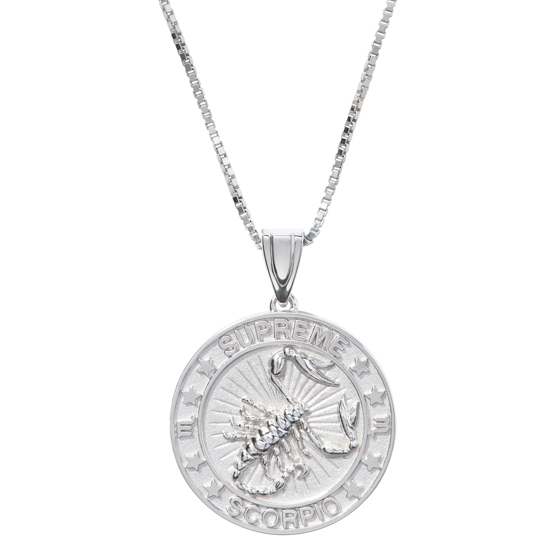 Supreme Supreme Jacob&Co Sterling Silver Zodiac Pendant (FW24) - Silver - Scorpio - $598