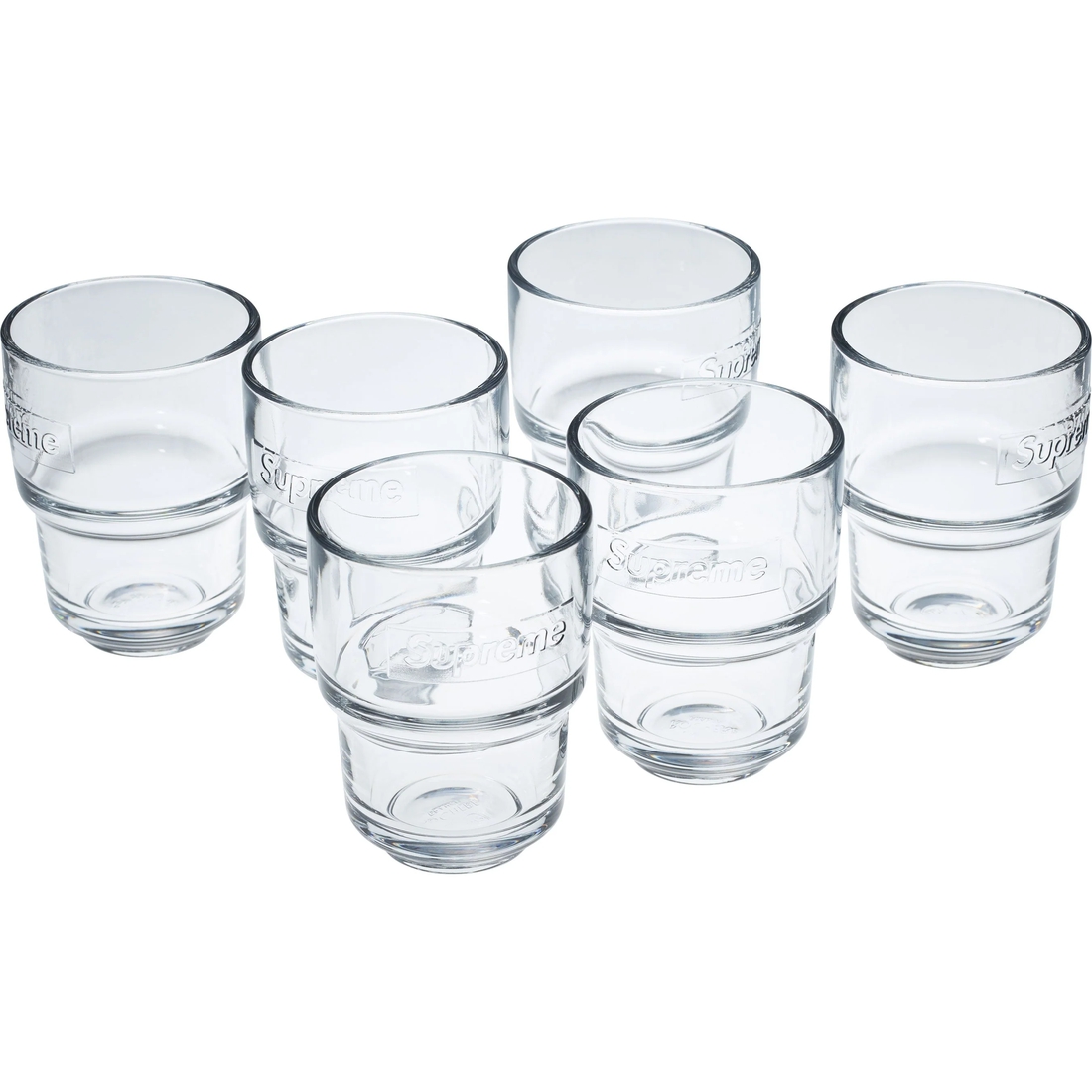 Supreme Supreme La Rochere Water Glasses (Set of 6) (FW24) - Clear - $78