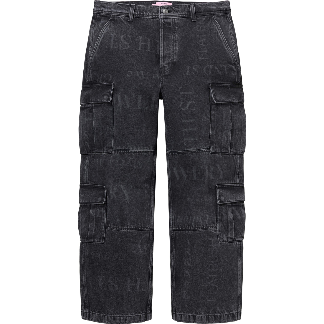 Supreme Supreme Martine Rose Denim Cargo Pant (FW24) - Washed Black - $288