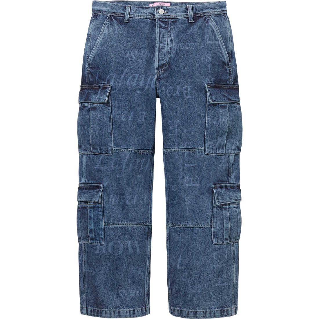 Supreme Supreme Martine Rose Denim Cargo Pant (FW24) - Washed Blue - $288
