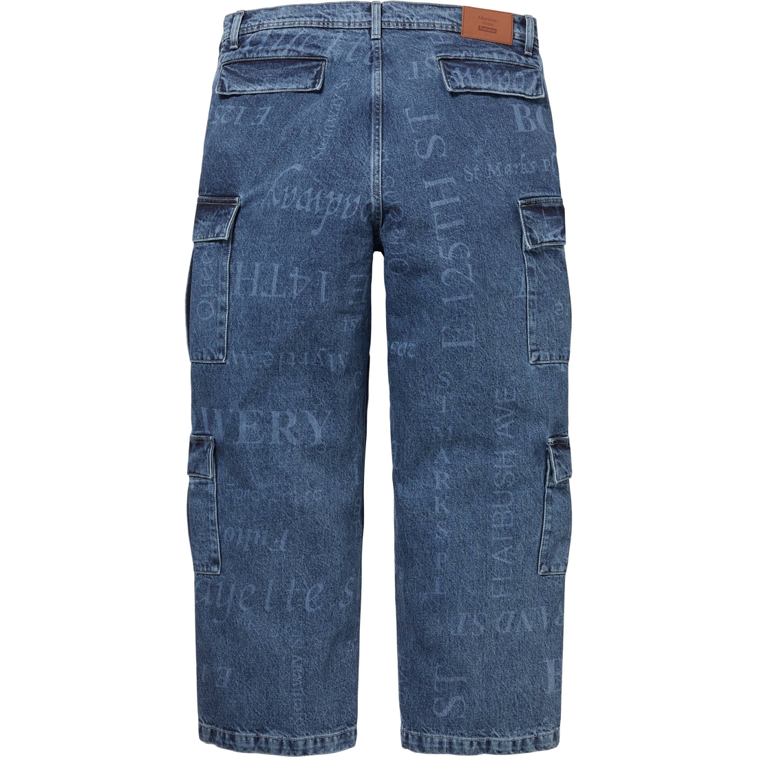 Supreme Supreme Martine Rose Denim Cargo Pant (FW24) - Washed Blue - $288