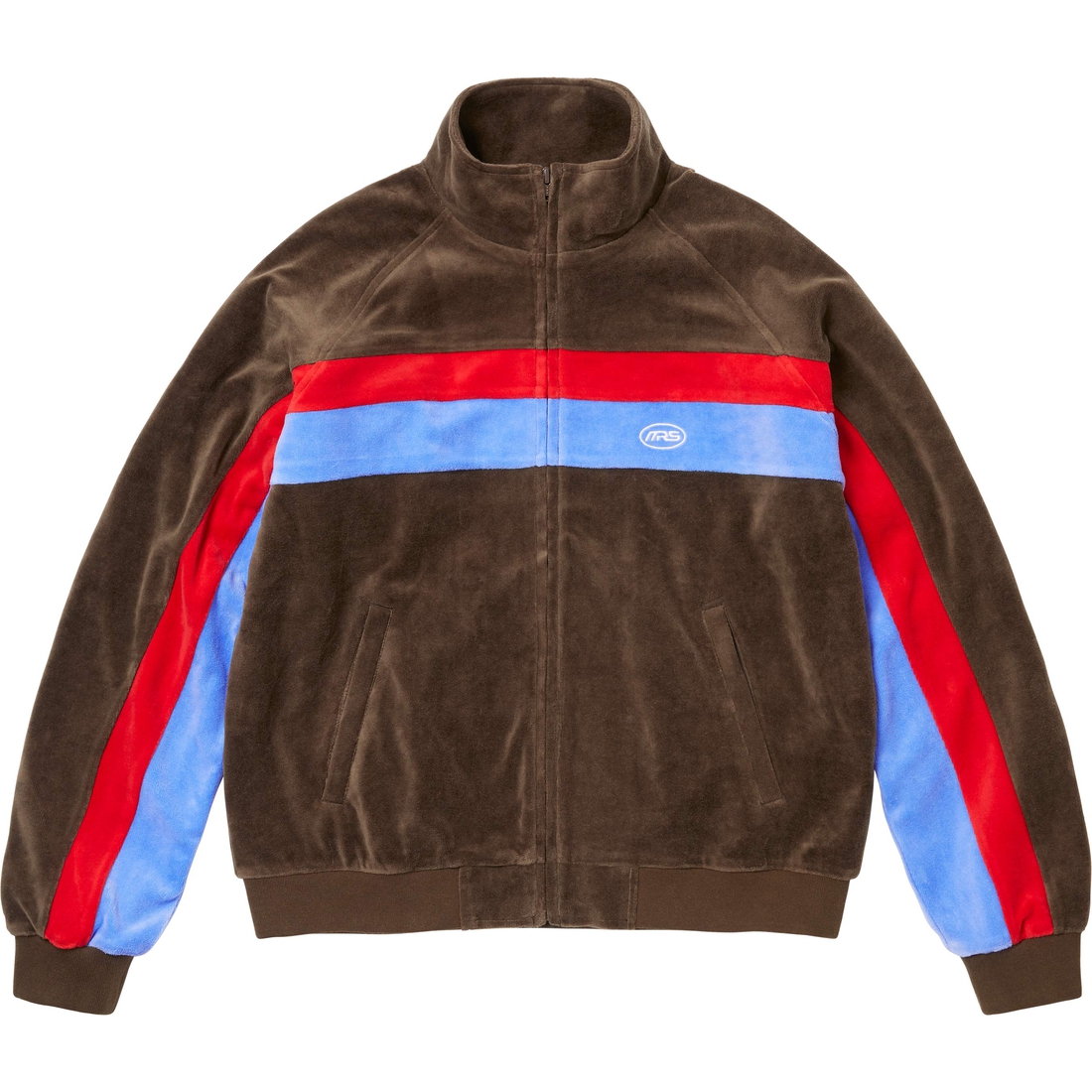 Supreme Supreme Martine Rose Velour Track Jacket (FW24) - Brown - $228