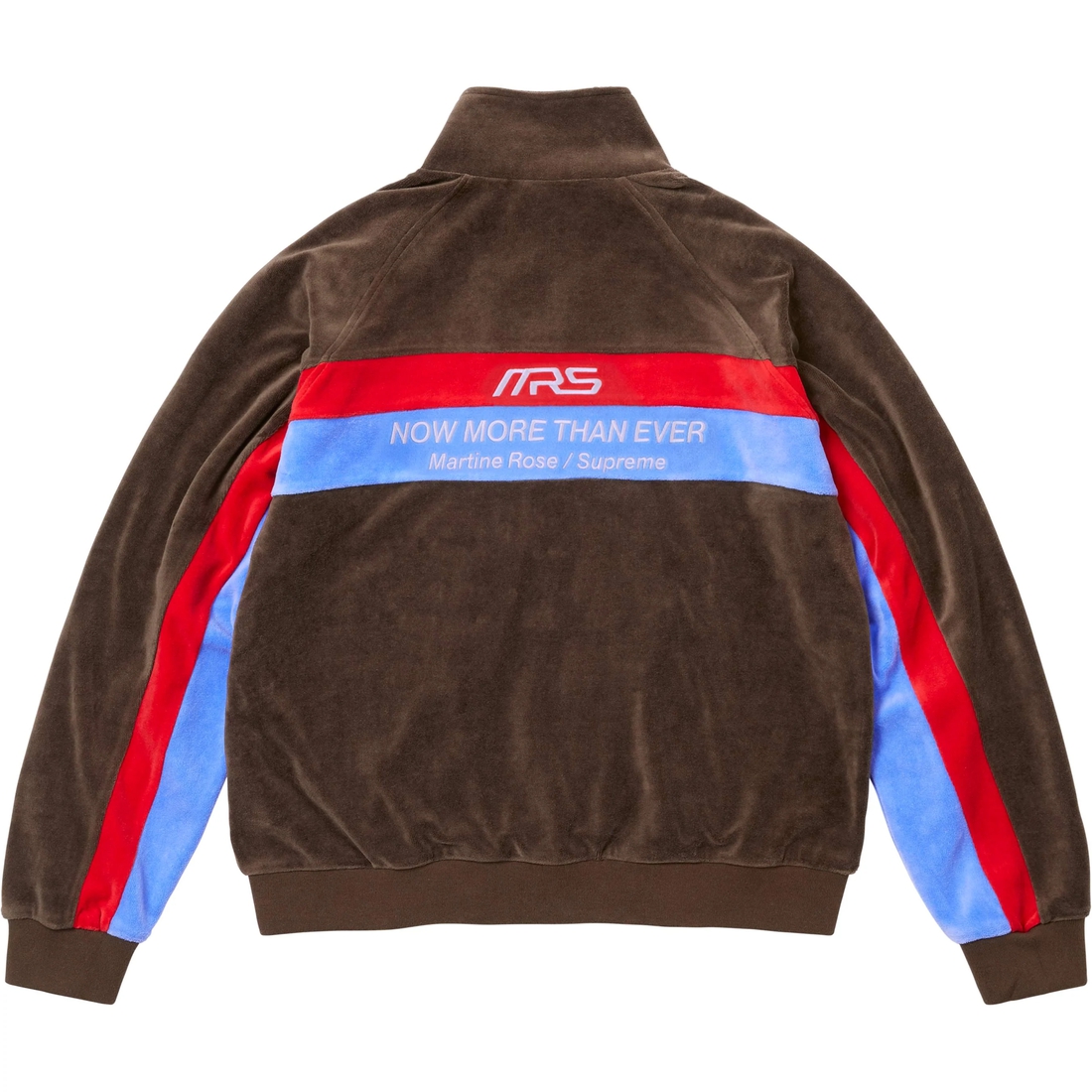 Supreme Supreme Martine Rose Velour Track Jacket (FW24) - Brown - $228