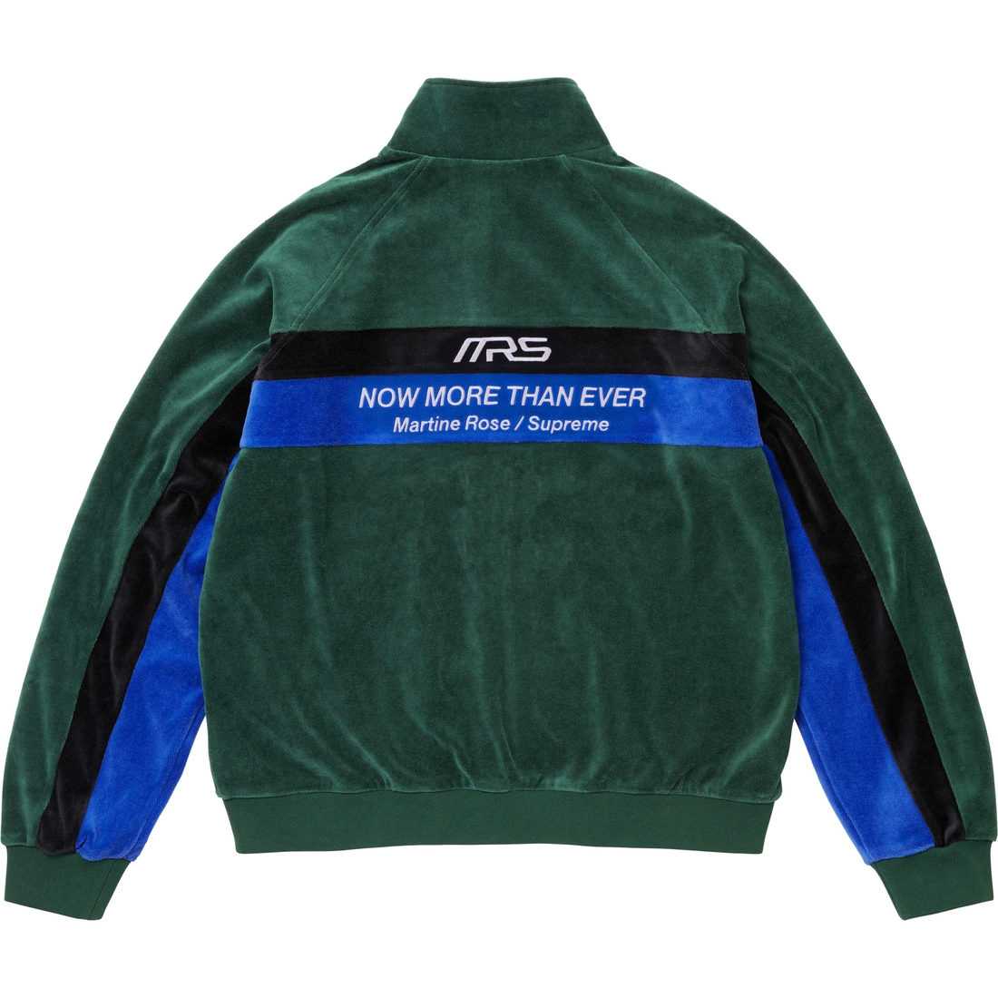 Supreme Supreme Martine Rose Velour Track Jacket (FW24) - Green - $228