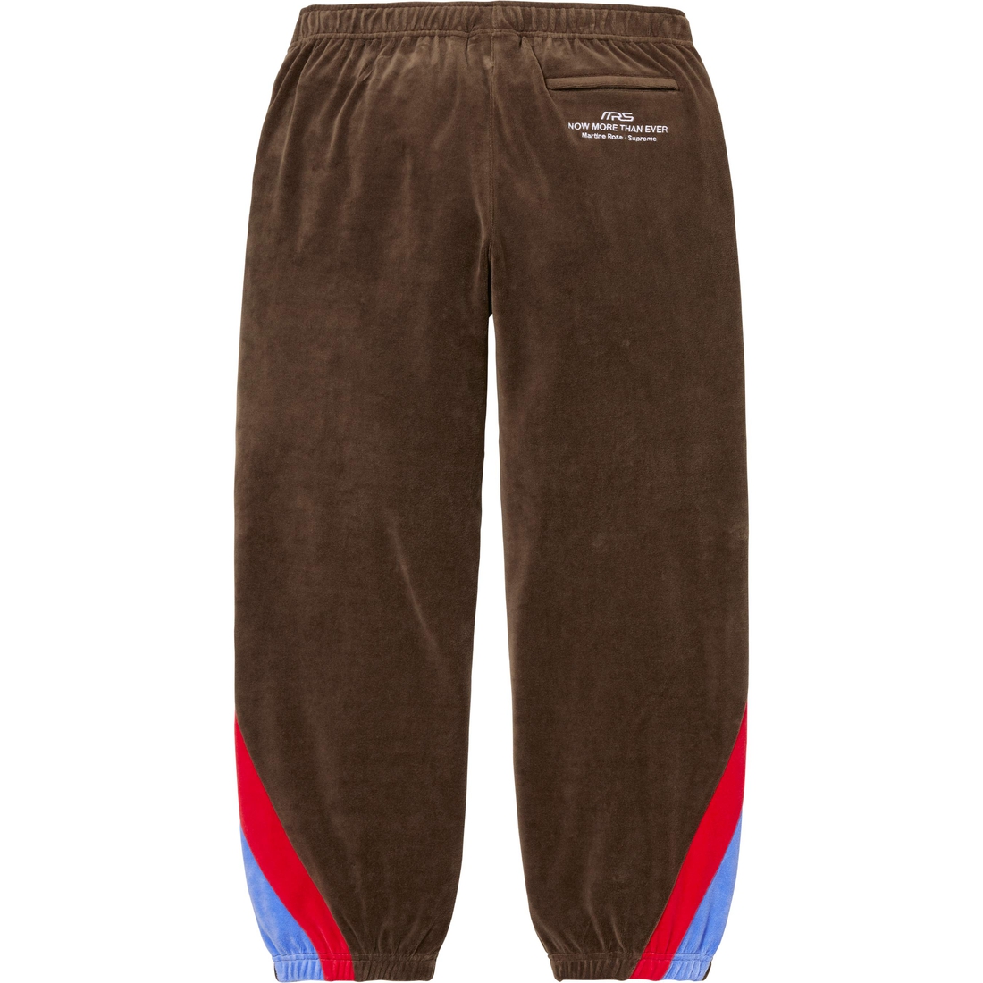 Supreme Supreme Martine Rose Velour Track Pant (FW24) - Brown - $178