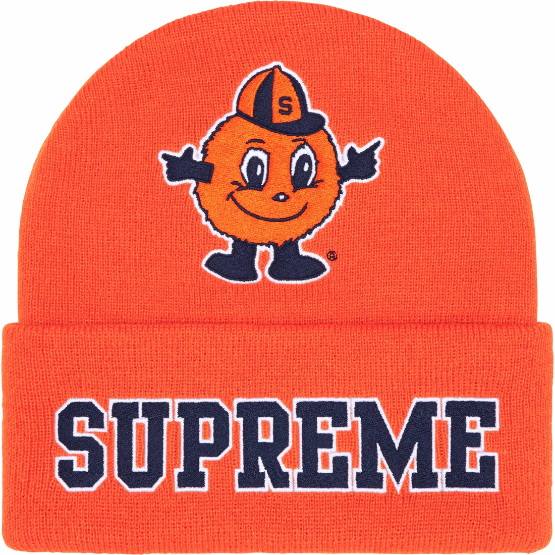 Supreme Supreme Mitchell & Ness NCAA Beanie (FW24) - Orange - $48