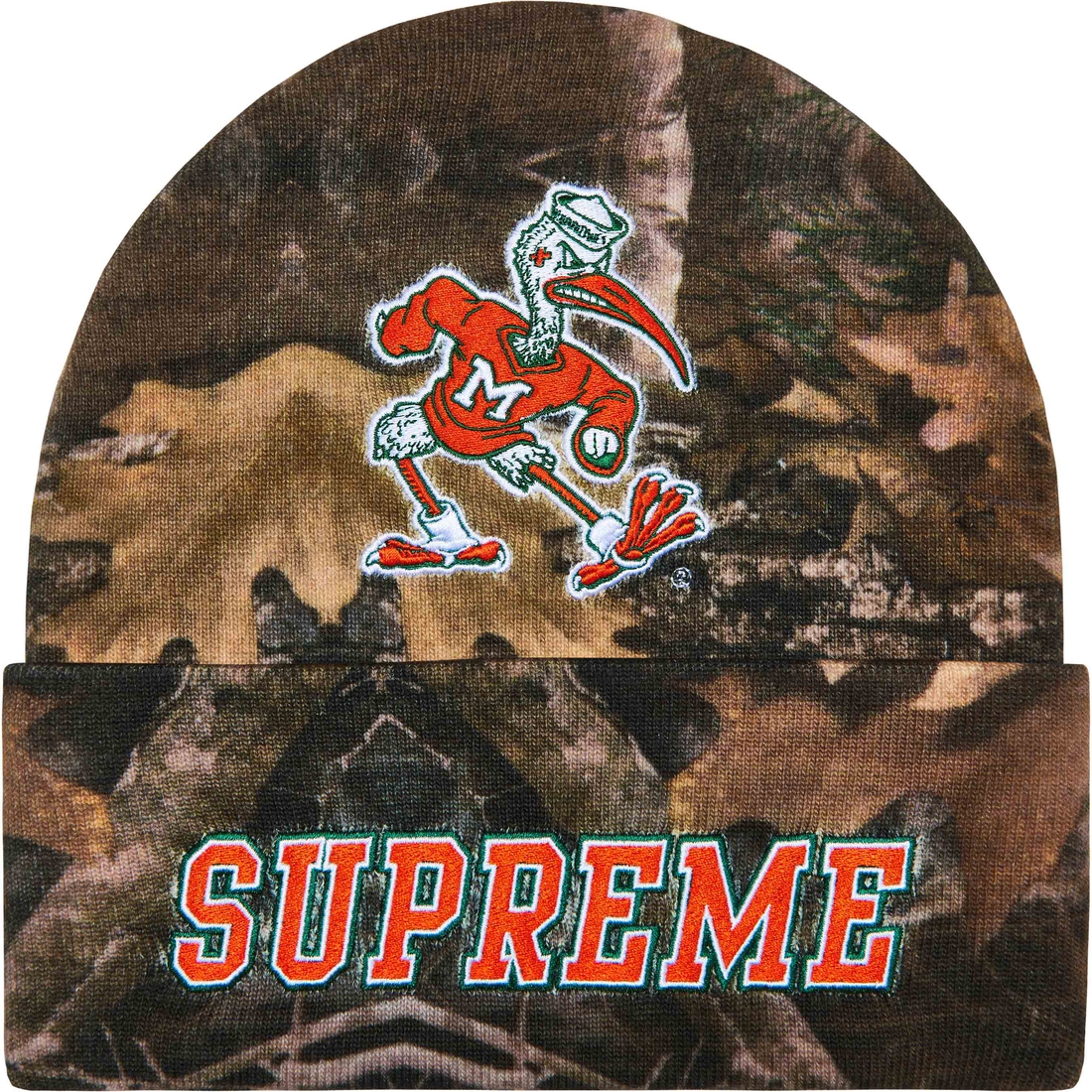 Supreme Supreme Mitchell & Ness NCAA Beanie (FW24) - TrueTimber® Kanati Camo - $48