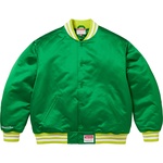 Supreme Supreme Mitchell & Ness Satin Varsity Jacket (FW24) - Green