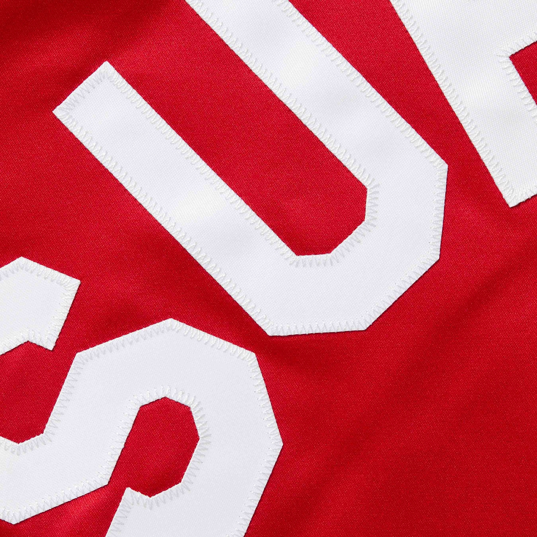 Supreme Supreme Mitchell & Ness Satin Varsity Jacket (FW24) - Red - $248