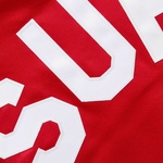 Supreme Supreme Mitchell & Ness Satin Varsity Jacket (FW24) - Red