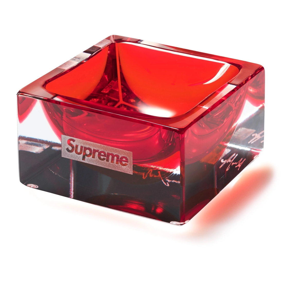Supreme Supreme Murano Ashtray (FW24) - Clear - $498