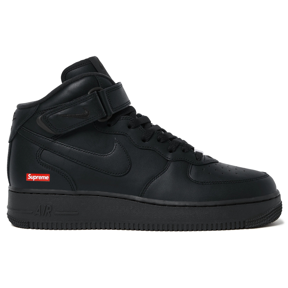 Supreme Supreme Nike Air Force 1 Mid (FW24) - Black - $134