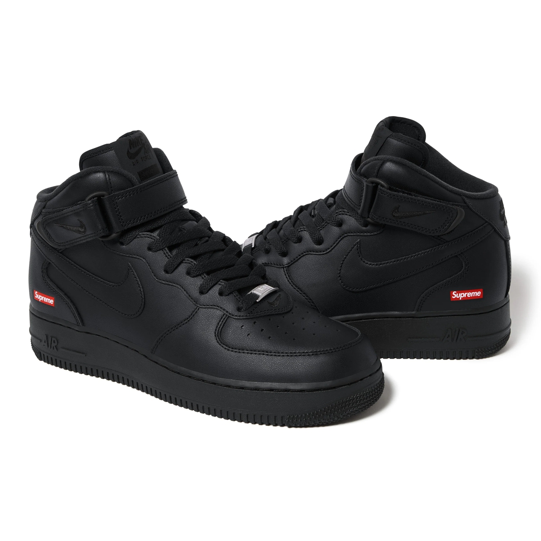 Supreme Supreme Nike Air Force 1 Mid (FW24) - Black - $134