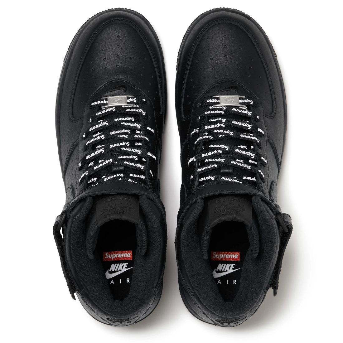 Supreme Supreme Nike Air Force 1 Mid (FW24) - Black - $134