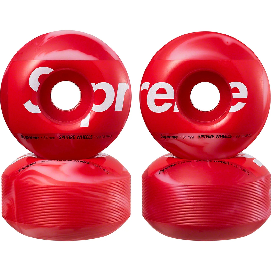 Supreme Supreme Spitfire Shop Wheels (Set of 4) (FW24) - Swirl - 54mm - $36