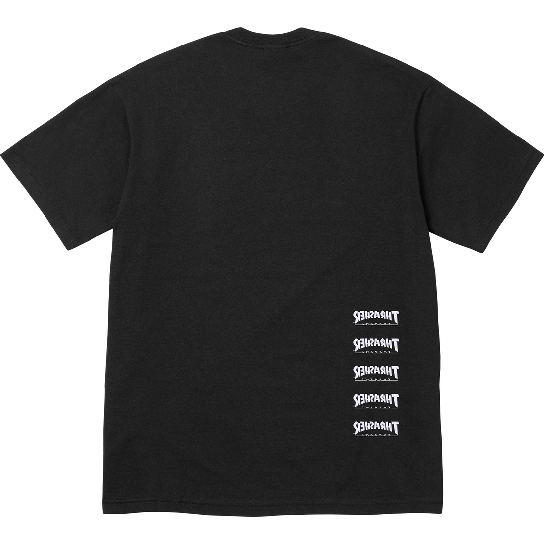 Supreme Supreme Thrasher Back Tail Tee (FW24) - Black - $44