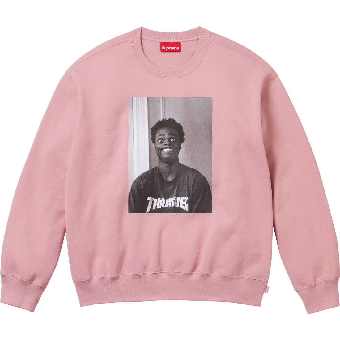 Supreme Supreme Thrasher Crewneck (FW24) - Dusty Rose - $158