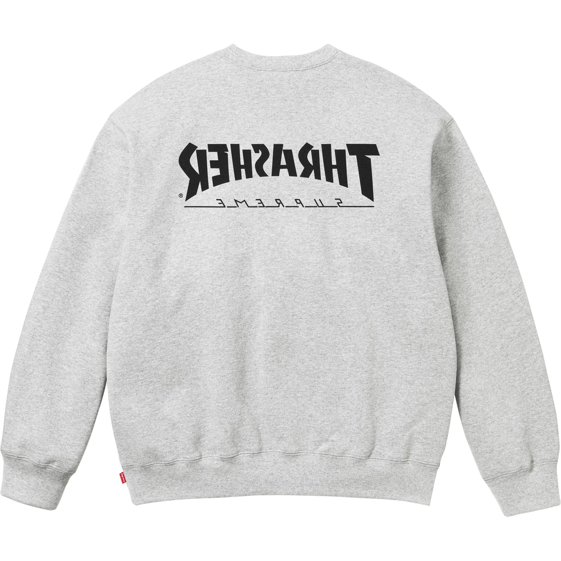 Supreme Supreme Thrasher Crewneck (FW24) - Heather Grey - $158