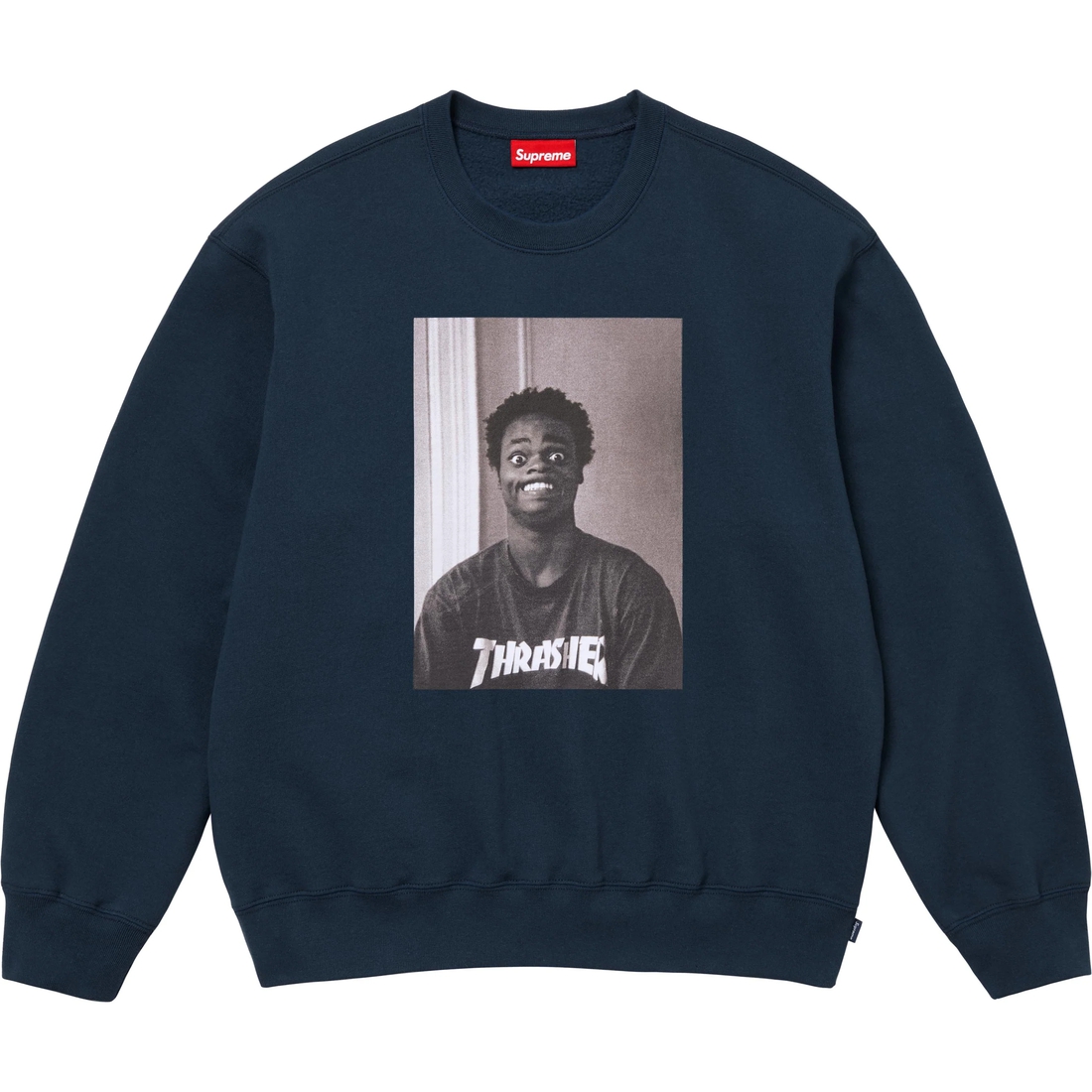 Supreme Supreme Thrasher Crewneck (FW24) - Navy - $158