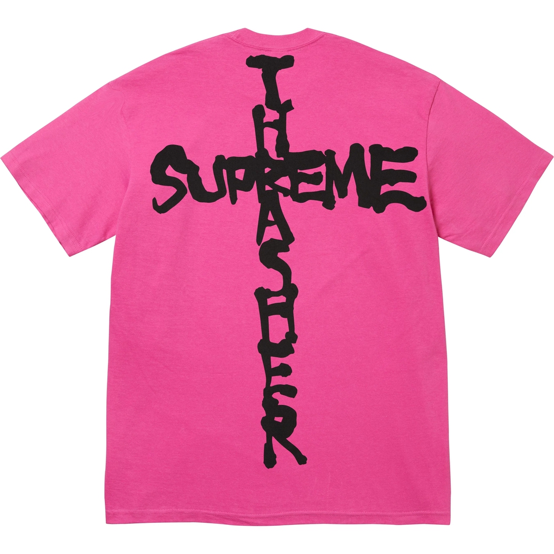 Supreme Supreme Thrasher Cross Tee (FW24) - Fuchsia - $44