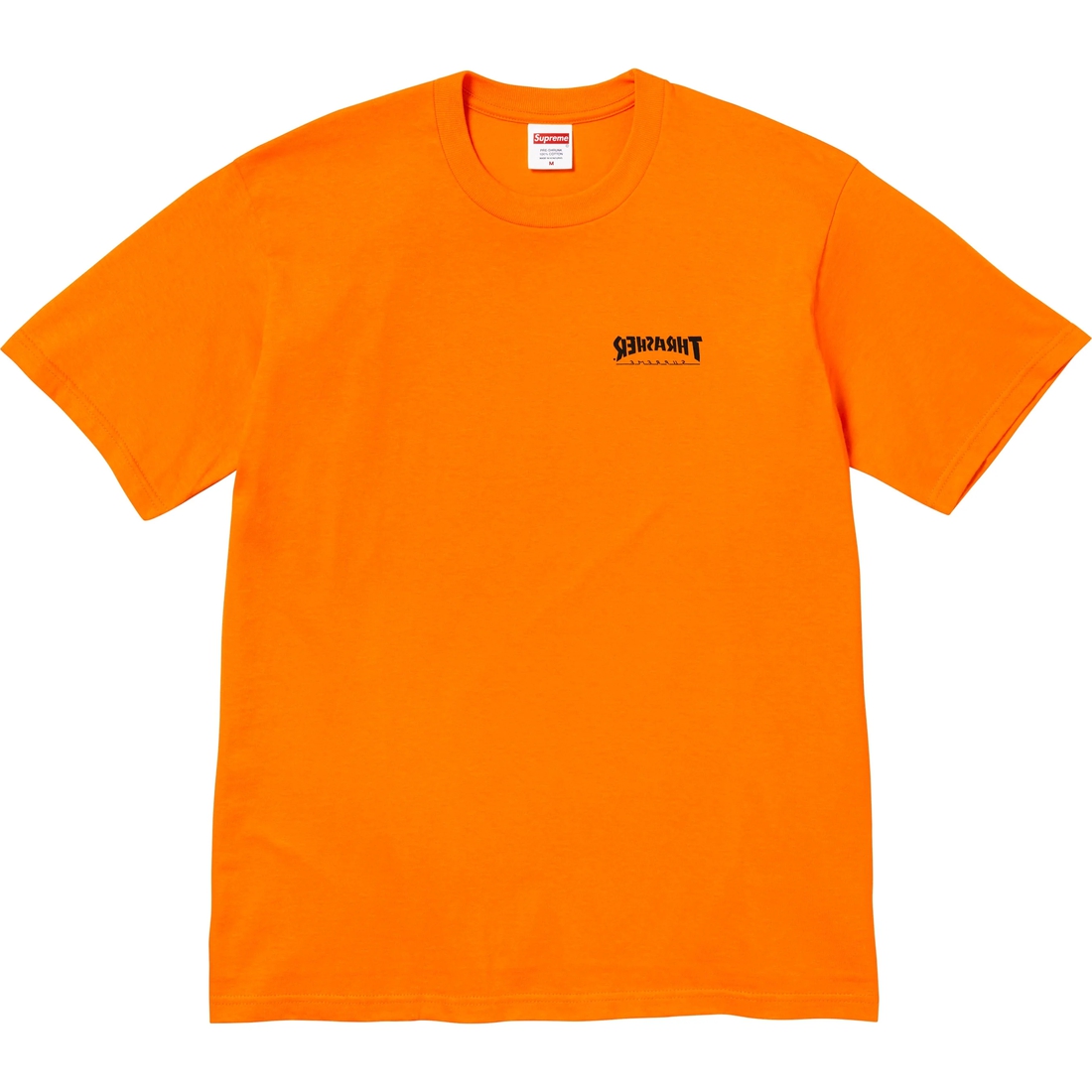 Supreme Supreme Thrasher Cross Tee (FW24) - Orange - $44