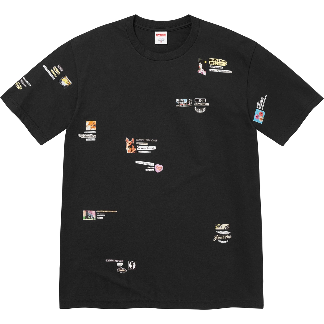 Supreme Upset Tee (FW24) - Black - $44