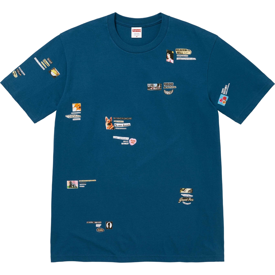 Supreme Upset Tee (FW24) - Indigo - $44