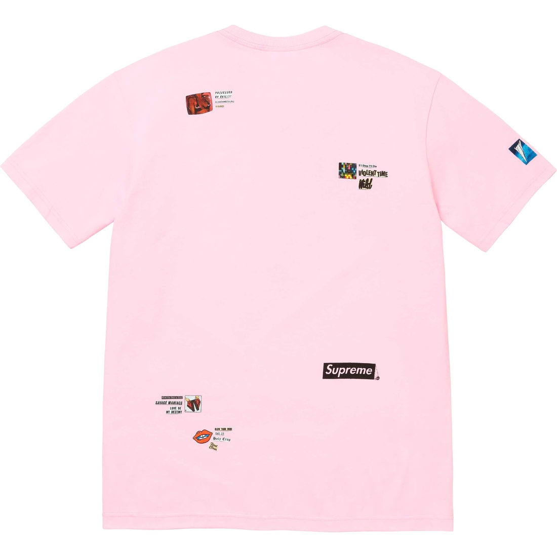 Supreme Upset Tee (FW24) - Light Pink - $44