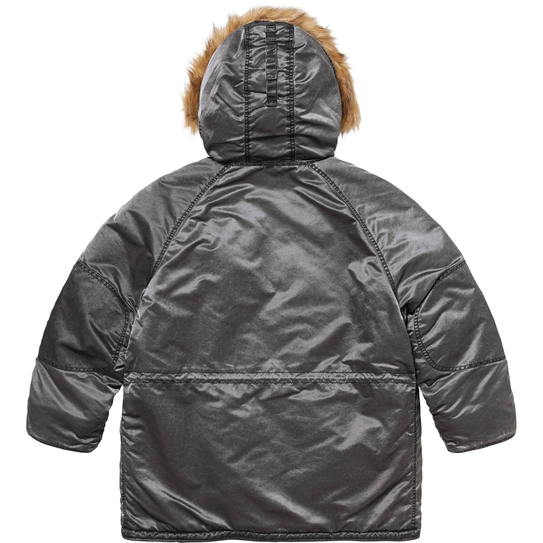 Supreme Washed Flight Satin N-3B Parka (FW24) - Black - $498