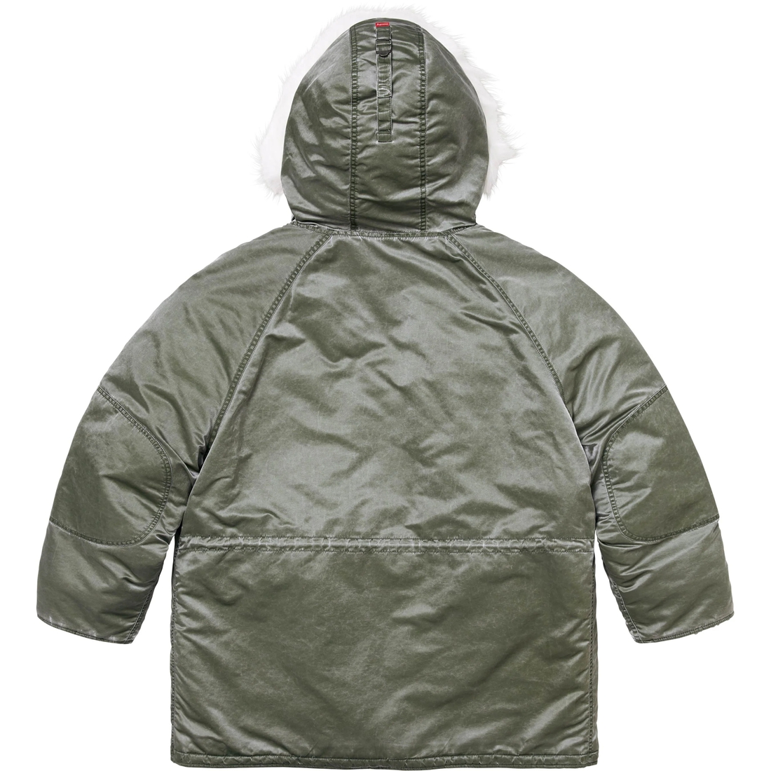 Supreme Washed Flight Satin N-3B Parka (FW24) - Olive - $498