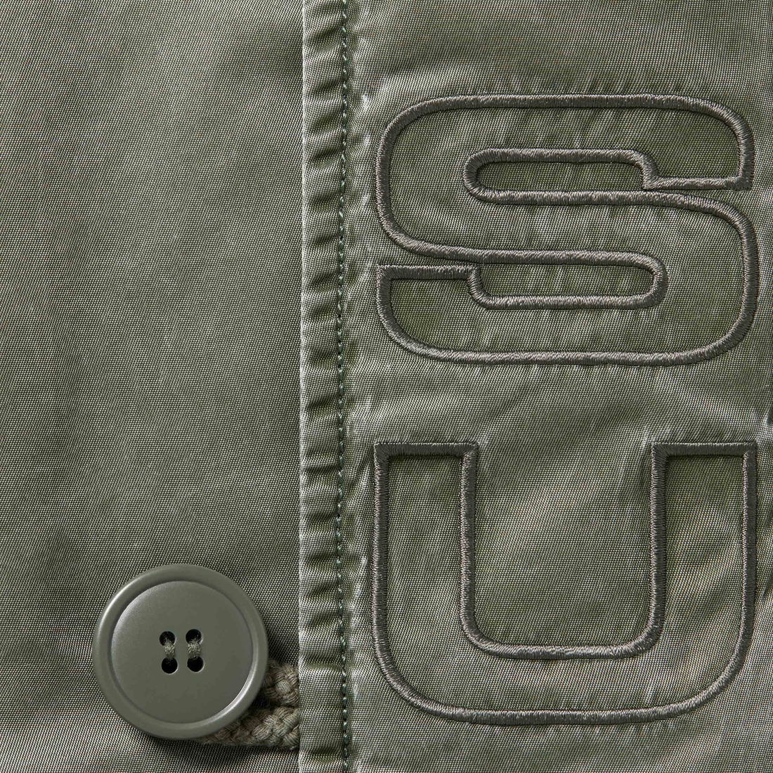 Supreme Washed Flight Satin N-3B Parka (FW24) - Olive - $498