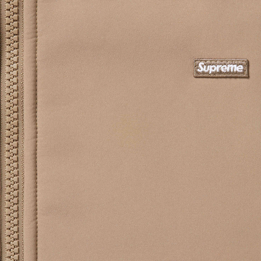 Supreme WINDSTOPPER Zip Up Hooded Sweatshirt (FW24) - Taupe - $198