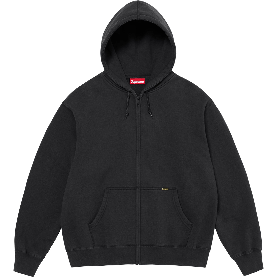 Supreme Work Zip Up Hooded Sweatshirt (FW24) - Black - $138