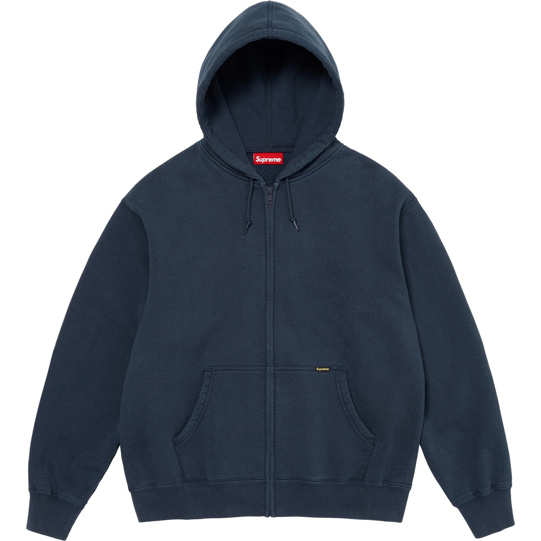 Supreme Work Zip Up Hooded Sweatshirt (FW24) - Navy - $138